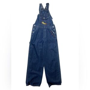 Tweety vintage women's medium Embroidered Denim Overalls